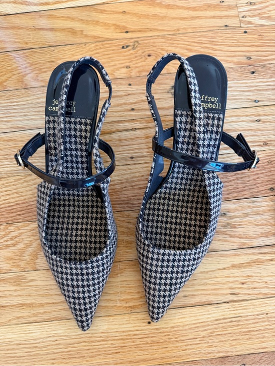 Jeffrey Campbell Shoes - NWOT Jeffrey Campbell Houndstooth Pointed Slingbacks